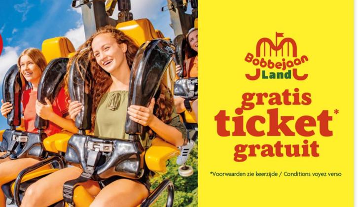 gratis ticket bobbejaanland bij aankoop betalend ticket, Tickets en Kaartjes, Recreatie | Pretparken en Attractieparken