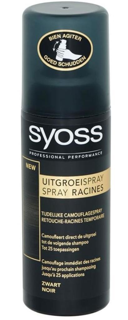 Syoss wortelspray Zwart NIEUW!, Handtassen en Accessoires, Uiterlijk | Haarverzorging, Nieuw, Haarverzorger of -hersteller, Ophalen of Verzenden