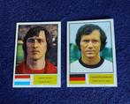 Panini like stickers voetbal ' VH WK 74 - Cruyff/Beckenbauer, Ophalen of Verzenden, Gebruikt, Meerdere stickers