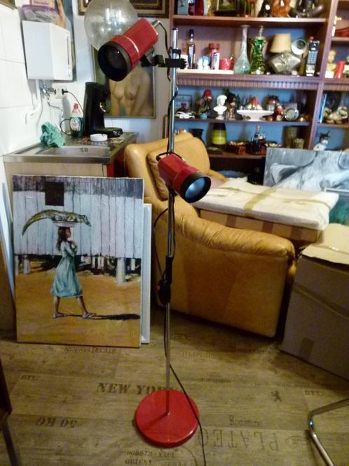 vintage staande lamp space age 70er jaren, Verzamelen, Retro, Huis en Inrichting, Ophalen