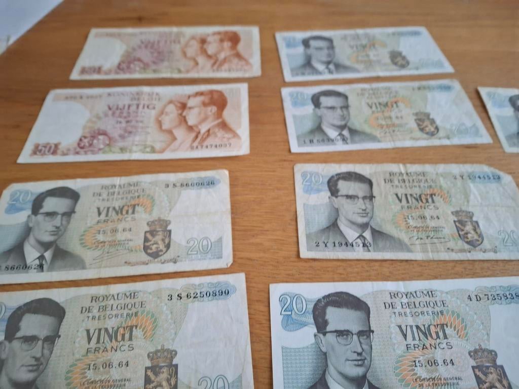 Belgische geldbriefjes, Ophalen of Verzenden