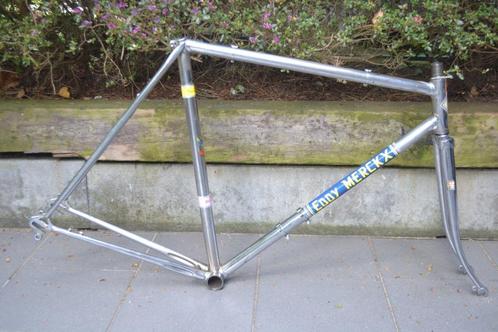 Vintage raceframe MERCKX - volledig verchroomd, Fietsen en Brommers, Fietsen | Oldtimers, Ophalen