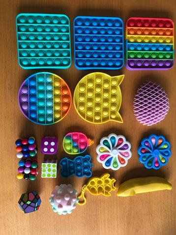fidget toys (18 stuks), Enlèvement, Utilisé