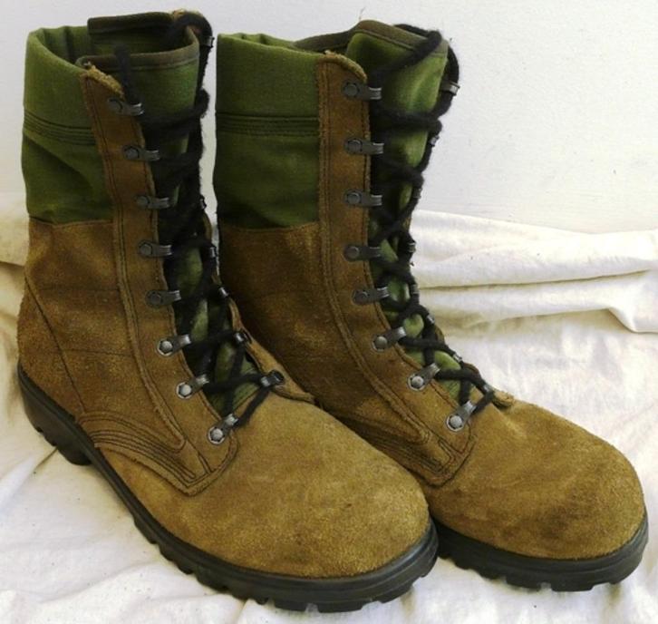 Schoenen, Laarzen, Gevechts, M93, Tropen, KL, maat: 44½M.(1), Verzamelen, Militaria | Algemeen, Landmacht, Kleding of Schoenen
