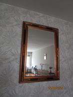 zware houten spiegel, Huis en Inrichting, Woonaccessoires | Spiegels, Ophalen, Gebruikt, Rechthoekig, 100 tot 150 cm