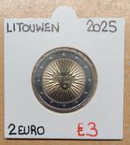 2 EURO 2025   LITOUWEN    STROTUINEN   UNC   € 3, Postzegels en Munten, Ophalen of Verzenden, Overige landen, 2 euro, Losse munt