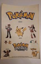 Pokémon Platinum Version Stickers ( NIntendo 2009 ), Verzenden, Zo goed als nieuw