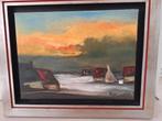 schilderij paul permeke op doek 30x40, Antiek en Kunst, Kunst | Schilderijen | Modern, Ophalen of Verzenden