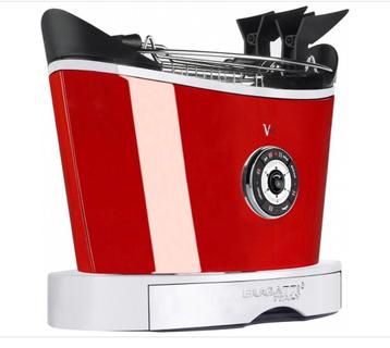 Toaster grille pain Bugatti rouge Volo, Electroménager, Enlèvement, Neuf, Plus de 8 positions