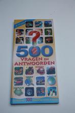 500 vragen en antwoorden 8-12 jaar, Hobby en Vrije tijd, Denksport en Puzzels, Ophalen of Verzenden, Gebruikt, Puzzelboek