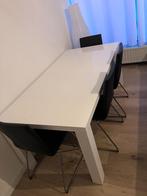 Ikea eettafel inclusief 4 stoelen, Huis en Inrichting, Tafels | Eettafels, Ophalen, Gebruikt, 50 tot 100 cm, 150 tot 200 cm