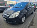 Opel Corsa 1.0i 5 Deurs 2007 + Garantie, Auto's, Zwart, Zwart, Bedrijf, Euro 4