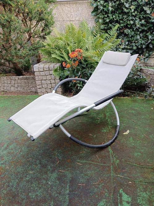 Balançoire de jardin "Leco", Jardin & Terrasse, Chaises longues, Comme neuf, Aluminium, Pliant, Enlèvement