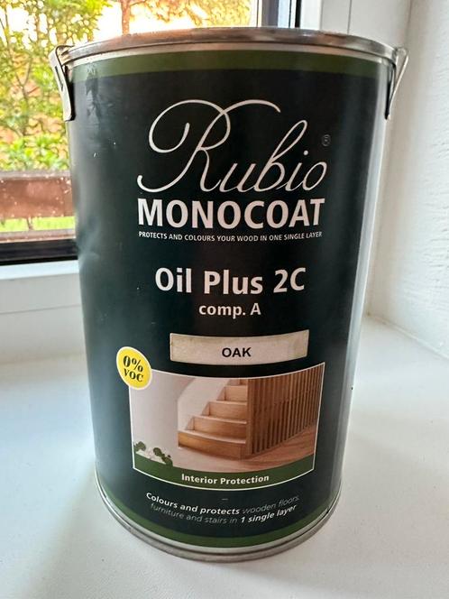 Rubio Monocoat olie kleur “Oak” 1l, Doe-het-zelf en Bouw, Verf, Beits en Lak, Gebruikt, Verf, Minder dan 5 liter, Overige kleuren