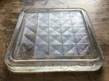 7 antike Glastegels voor glazen vloer