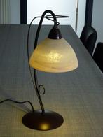 Tafellamp _  Bureaulamp, Ophalen, Zo goed als nieuw, Glas, Minder dan 50 cm