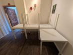 Witte tafel x 7, Huis en Inrichting, Tafels | Salontafels, Ophalen, Gebruikt, 50 tot 100 cm, 50 tot 75 cm