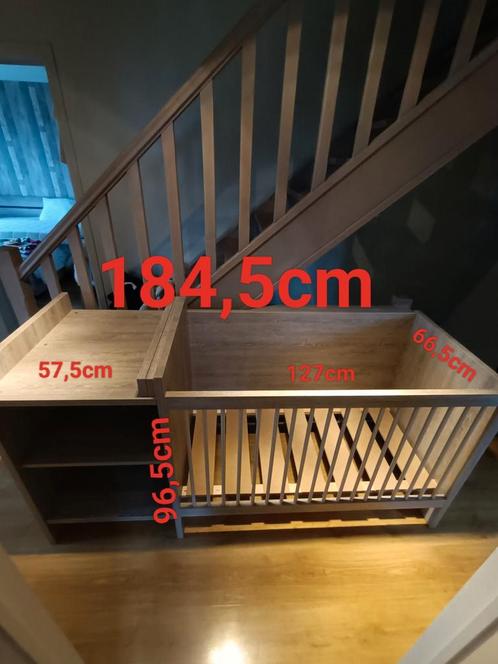 baby bed met verzorgingsgedeelte, Kinderen en Baby's, Kinderkamer | Complete kinderkamers, Gebruikt, Ophalen