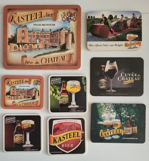 bierviltje kasteelbier ingelmunster bière de chateau viltjes, Verzamelen, Biermerken, Zo goed als nieuw, Viltje(s), Overige merken