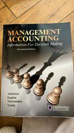 Management Accounting, Livres, Livres d'étude & Cours, Enlèvement ou Envoi, Neuf