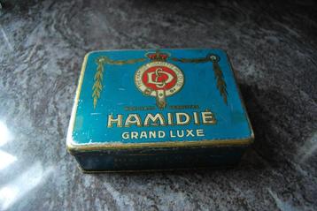 ANCIENNE BOITE A CIGARETTES. HAMIDIE GRAND LUXE. 100 CIGARET, Envoi