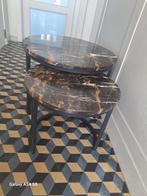 Bijzettafeltjes in exclusieve marmer, Ophalen, Nieuw