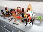 Playmobil indianen en cowboys met paarden, Ophalen of Verzenden, Gebruikt, Complete set