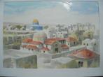Oren Yevnin  Aquarel Jerusalem