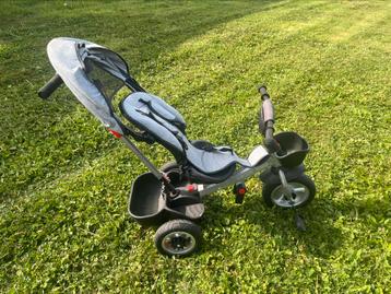 Kinderfiets met handgreep voor volwassenen