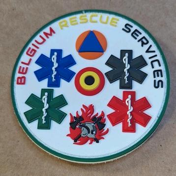 witte serie' 3D PVC patch 'BELGIUM RESCUE SERVICES'

 beschikbaar voor biedingen
