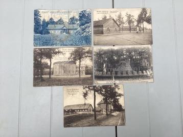 5 postkaarten camp de Beverloo beschikbaar voor biedingen