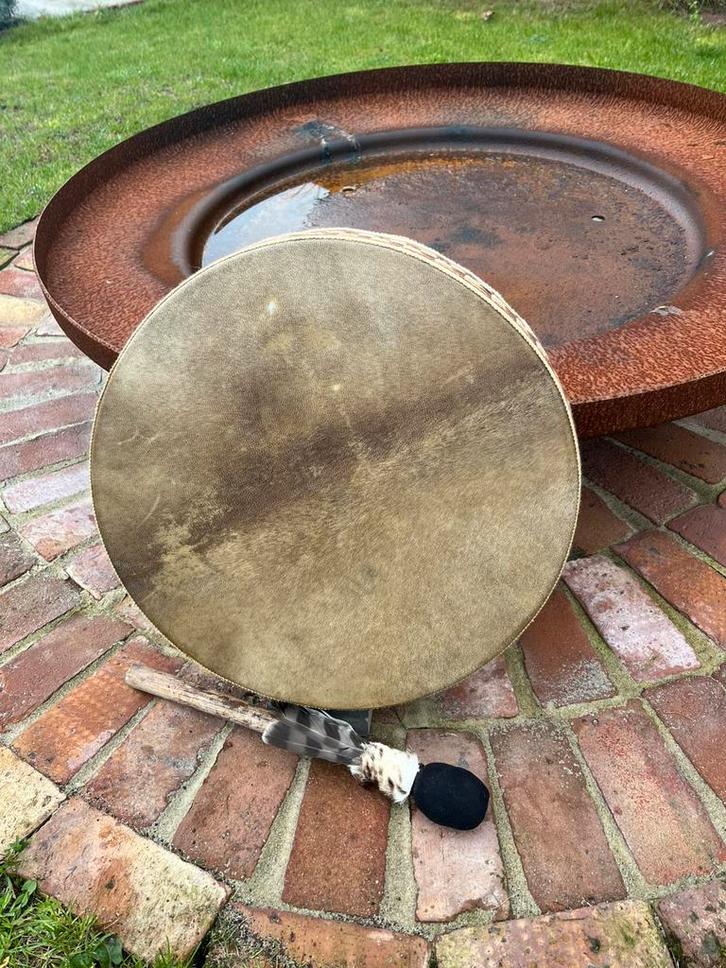 Sjamaan drum Edelhert., Muziek en Instrumenten, Drumstellen en Slagwerk, Nieuw, Overige merken, Ophalen of Verzenden