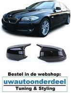 Wing Spiegelkappen Glans Zwart Geschikt voor BMW 5 Serie F10, Verzenden