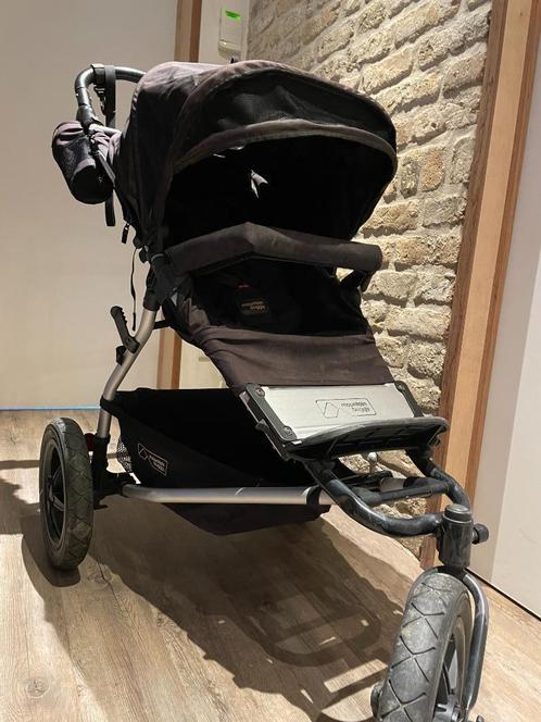 Mountain Buggy met stormhoes, Kinderen en Baby's, Buggy's, Gebruikt, Overige merken, Regenhoes, Verstelbare rugleuning, Ophalen