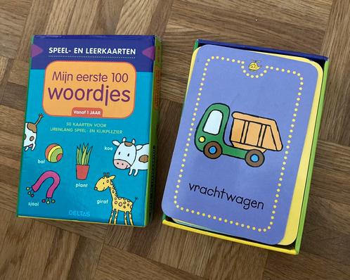 Mijn eerste 100 woordjes : speel- en leerkaarten, Kinderen en Baby's, Speelgoed | Educatief en Creatief, Gebruikt, Taal en Lezen