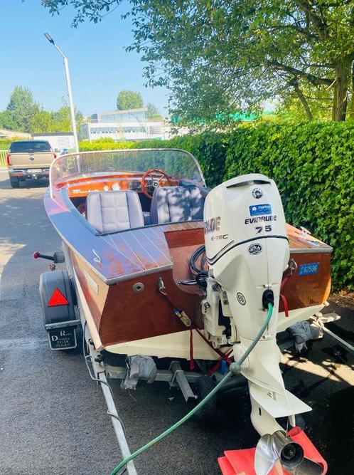 Speedboat Poncelet 5M, Watersport en Boten, Speedboten, Gebruikt, 3 tot 6 meter, Benzine, Buitenboordmotor, Ophalen
