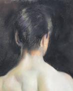Mooie pastel schilderij de naakte man, Ophalen of Verzenden