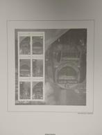 Een zwart wit albumblad met 6 postzegels in een vel, Postzegels en Munten, Postzegels | Toebehoren, Ophalen