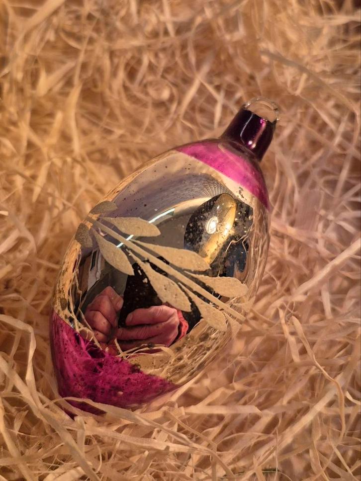 Ajeko antieke kerstbal, Diversen, Kerst, Gebruikt, Ophalen of Verzenden