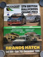 Affiche rallycross brands-hatch 1986, Verzamelen, Ophalen of Verzenden