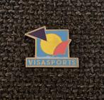 PIN - VISASPORTS - VISA SPORTS, Verzamelen, Verzenden, Gebruikt, Sport, Speldje of Pin