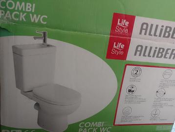 Allibert Combi Pack WC - Nooit gemonteerd - beschadigd, Enlèvement, Comme neuf, Toilettes