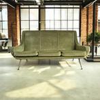 Vintage mosgroene zetel / bank / couch, Ophalen of Verzenden
