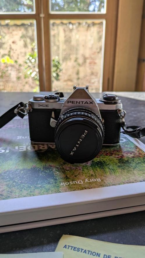 Pentax ME met 3 lenzen, Audio, Tv en Foto, Fotocamera's Analoog, Gebruikt, Spiegelreflex, Pentax, Ophalen
