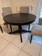Table plus chaises, Maison & Meubles, Enlèvement, Utilisé, Quatre personnes, Rond