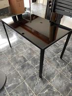 Glas tafel, Huis en Inrichting, Ophalen of Verzenden, Zo goed als nieuw