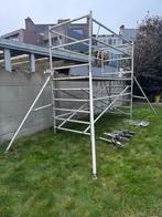 Alu stelling / steiger, Doe-het-zelf en Bouw, Steigers, Ophalen, Gebruikt, Gevelsteiger, 2 tot 5 meter