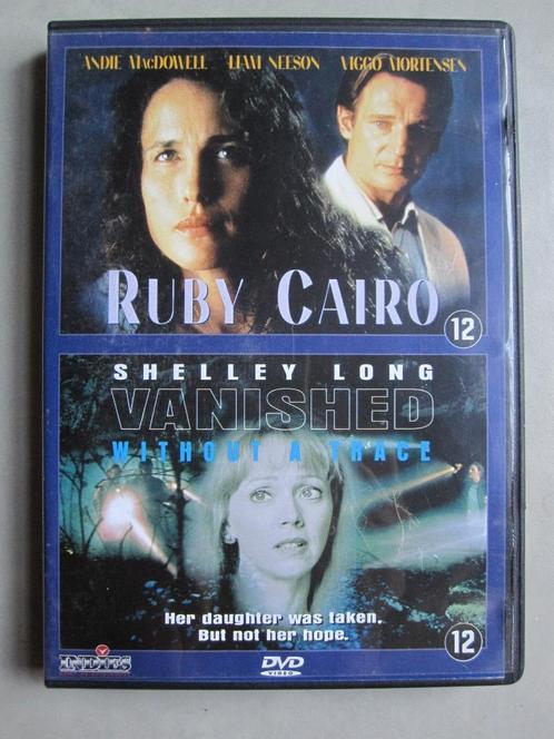 Ruby Cairo + Vanished Without a Trace (2 films op 1 DVD), Cd's en Dvd's, Dvd's | Thrillers en Misdaad, Zo goed als nieuw, Maffia en Misdaad