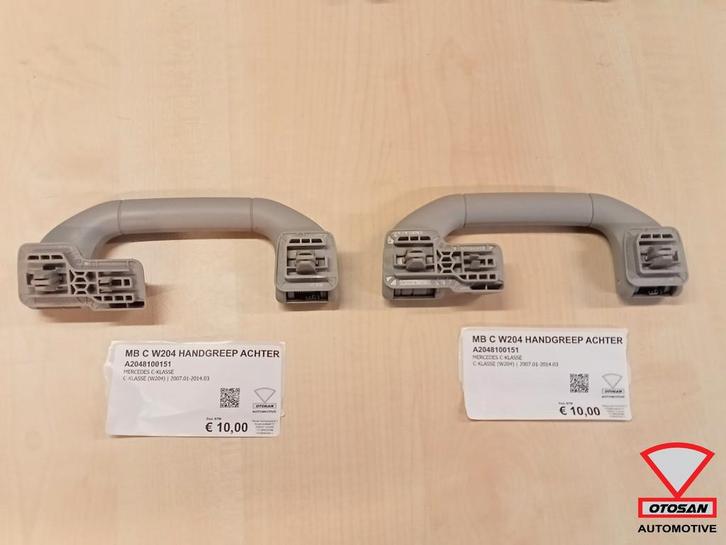 Mercedes C Klasse W204 Hemel Handgreep Achter A2048100151, Auto-onderdelen, Interieur en Bekleding, Mercedes-Benz, Gebruikt