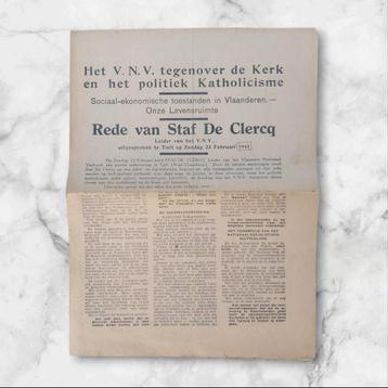 V.N.V propagandapamflet beschikbaar voor biedingen